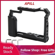 Apill Aluminum Alloy Camera Cage Rig Protective Case with 1/4in Screw Hole Cold Shoe Mount for Fujifilm X T30 T20 T10