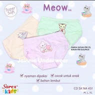 celana Dalam Anak wanita segitiga SOREX KIDS GRIL NA-451 isi 3 pcs