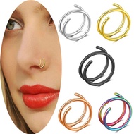 Mode Shop Surgical Steel Hinged Segment Clicker Ring Nose Septum Piercing Cartilage Daith Twist Hoop Piercing Earring