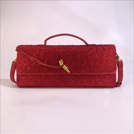 Baguette Bag New Women's Diamond Handbag Fashionable Three-dimensional Brick Inlaid Design Shows Spa