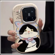 Splash Ink Hat Cat Suitable for Xiaomi 17/15/14/13/12 Phone Case xiaomi 17 Pro/15Pro/15S Pro Shock-r