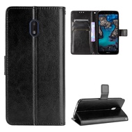 Wallet Leather Case For Nokia 1 Plus Nokia C2 C02 C01 C1 Plus C2 Tava Tennen Flip Card Slot Phone Ca