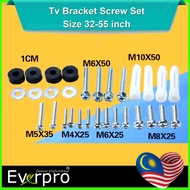TV Bracket Installation Fastener Screw Bolt Set For Tv 32 - 85 Inch