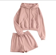 SETELAN Wanita Sonia Zipper ONE Set 2 In Jaket| Jaket Zipper Olahraga Oversize Casual OOtd Korea