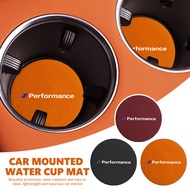 2 pcs Creative car coasters car water cup slot storage mat new car interior decoration supplies thic
