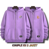 ZEYA Couple Zipper Jacket Couple Zipper Jacket/ 2 pcs Couple Zipper Hoodie Couple Zipper Jacket/ Lat