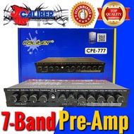 CALIBER Pre-Amp 7-Band CPE-777 Equalizer with subwoofer output suitable for all type of car audio pr