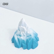 CEASI 2PCS Set Aquarium Iceberg Decoration, Innovative Landscaping Simulation Underwater Iceberg Orn