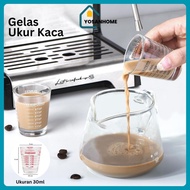 Expresso Shot Glass Coffee Measuring Cup 30ml