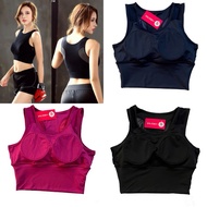 Women's gym yoga sports mesh crop top