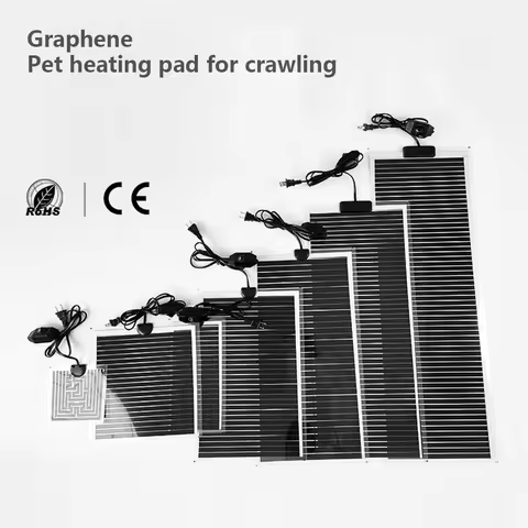 1Pc 5/7/14/28/40/45W Terrarium Reptiles Heat Mat EU/US/UK Climbing Pet Heating Warm Pads Adjustable 