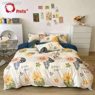 【New stock】◈CADAR CORAK BARU "PROYU" 100% Cotton 7 IN 1 1000TC High Quality Fitted Bedsheet With Comforter (Queen/King)