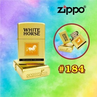 BẬT LỬA ZIPPO SƠN TĨNH ĐIỆN 2 MẶT HÌNH CON NGỰA TRẮNG WHITE HORSE H-184