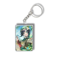 Bofurin - Gantungan Kunci Keychain Karakter Genshin Impact Archon Edition Persegi Panjang - Venti Zh