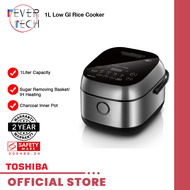 Toshiba RC-10IRPS 1L/RC-18ISPS 1.8L Low GI Rice Cooker Aluminum 3mm 7-layer Inner Pot Low GI Rice Cooker Black
