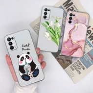 For OPPO Reno5 Pro 5G Phone Case Cute Dinosaur Cartoon Style Transparent Soft Silicone TPU Back Cover For OPPO Reno 5 Pro Plus 5G  High-quality Shockproof Shell