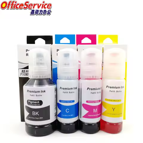 504 Refill ink compatible for Epson EcoTank L6161 L6171 L6191 L6270 L14150 L4160 L4260 inkjet printe
