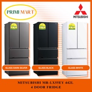 MITSUBISHI MR-LX55EY 442L 4 DOOR FRIDGE (3 TICKS) + 1 YEAR WARRANTY *INSTALLATION & DISPOSAL AVAILAB