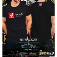 Four Acoustic Pro Audio Germany T-shirt Logo 4 Acoustic Music Shirt