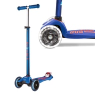 Micro - Maxi Micro Deluxe Blue LED 3-Wheeled, Swiss-Designed for Ages 5-12