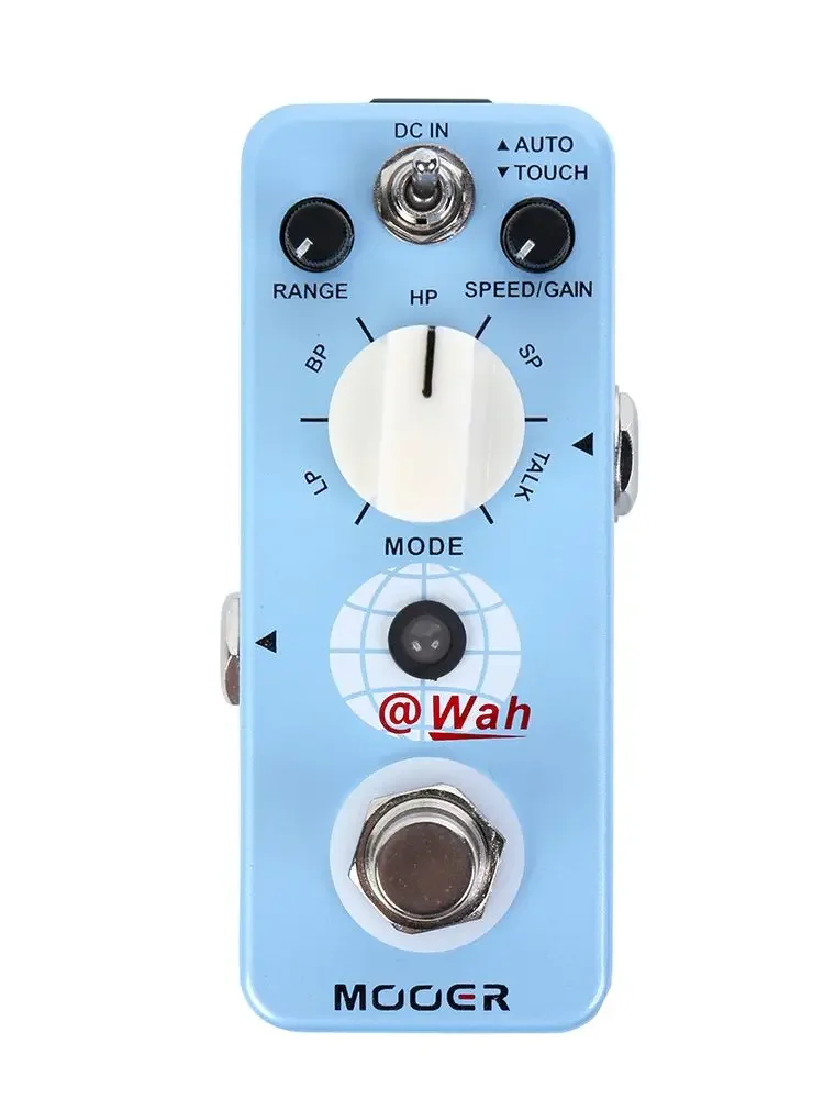 MOOER Wah กีต้าร์ Digital Auto Wah กีต้าร์ 5 โหมด LP/BP/HP/SP/TALK กีตาร์ True Bypass อะไหล่และอุปกร