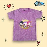 [FREE NAME] Children's Washed T-Shirt with HUNTRIX GOLDEN CHIBY Motif, Premium Material
