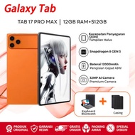NEW 2026 Android Tablet Galaxy 17 pro Asli Baru BekalJualan Tablet 16GB + 512GB Dual SIM 5G Tablet G