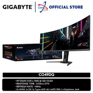 GIGABYTE AORUS CO49DQ / CO49DQ-EK QD-OLED GAMING MONITOR ( 49" QD-OLED DQHD / 0.03MS / 144HZ / AMD F