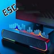 ESC Bluetooth Audio Computer Desktop Home Desktop Speaker RGB Light Game E-Sports