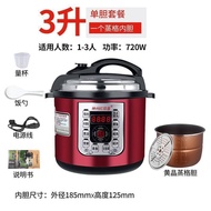 RED DOUBLE HAPPINESS Electric Pressure Cooker Household3Small Smart Electric Pressure Cooker4Multi-Function Automatic Pressure Cooker