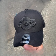 Best Seller Topi Basseball Logo Bordir LAKERS Full Black COD 47 Brand