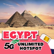 JOYTEL【 EGYPT SIM Card 】【 5-15days 】Travel Prepaid Sim Card Unlimited 埃及上网卡