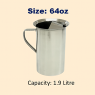 Stainless Steel Water Pitcher 64oz/80oz
