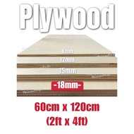 💥HOT DEAL SOLID Lightweight Plywood (2ft x 4ft) 18mm Thickness Board Customizing to sizes