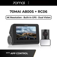 70mai A800s 4K Smart Dash Cam Built-in GPS+ 64GB