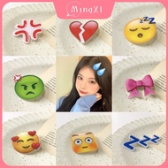 Funny Emoji Hair Clip Women Korean Water Drops Emo Side Clip Cartoon Fashion Hair Accessories