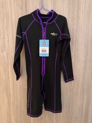 Aquasport 薄 保暖泳衣 6號 未剪牌