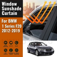 For BMW 1 Series F20/F21 2012-2019 Car Visor Sunshade Curtain Foldable Mesh UV Protection Sun Shield