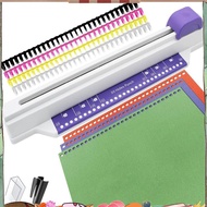 Hand Push Binder, 30 Hole Binder Machine, Coil Binder, Home Desktop Binder Puncher for A4 A5 A6 A7 B