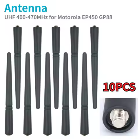 10PCS 14CM UHF 400-470MHZ Antenna for Motorola EP450 CP040 CP200 EP450 GP68 GP88GP300 GP340 HT1250 P