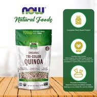 NOW Foods, Organic Tri-Color Quinoa, Gluten-Free, Non-GMO and Allergy-Friendly, 14 oz (397 g)
