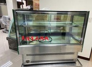 【民權食品機械】二手金格3尺桌上型蛋糕櫃/JK-KTH900
