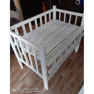 Wooden Crib Dropside Adjustable then Foldable (palochina) baby babies