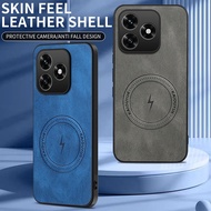 Case For Honor X5c X5cPlus ⭐️Magnetic Wireless Charging Leather Phone Cover⭐️ Shockproof Shell Magne