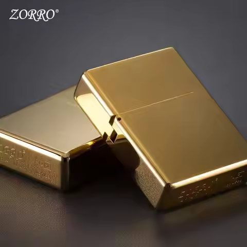 ZORRO original 912/912S/915S heavy-duty brass thick gasoline lighter,collection hobby, creative holi
