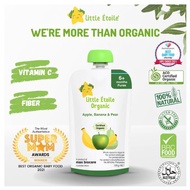 Little Etoile Organic Baby Puree Food Pouch For 6 Months Old And Above - Apple, Banana & Pear (120g)