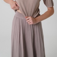 Mississippi Knit Flare Skirt Rok Midi L03000126M Khaki