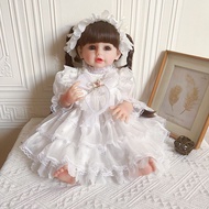 50-55cm Doll Clothes Lolita Birthday Dress Doll Dress Up Lace Wedding Princess Dress
