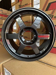 TE 37 i ban ขอบ18”_กว้าง8.5”/offset 35 สีกัล 6รู (1ชุด=4วง) แถมฟรีจุ๊บยาง