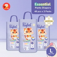 Faybel Baby Essestial PANTS Diaper - L 48pcs (PANTS)